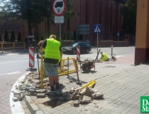 2017-08-09 jana pawła rondo barierki oznakowanie (17)