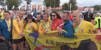 Dobre Miasto na podium podczas 5-tego PKO Biegu Charytatywnego w Lidzbarku Warmińskim.